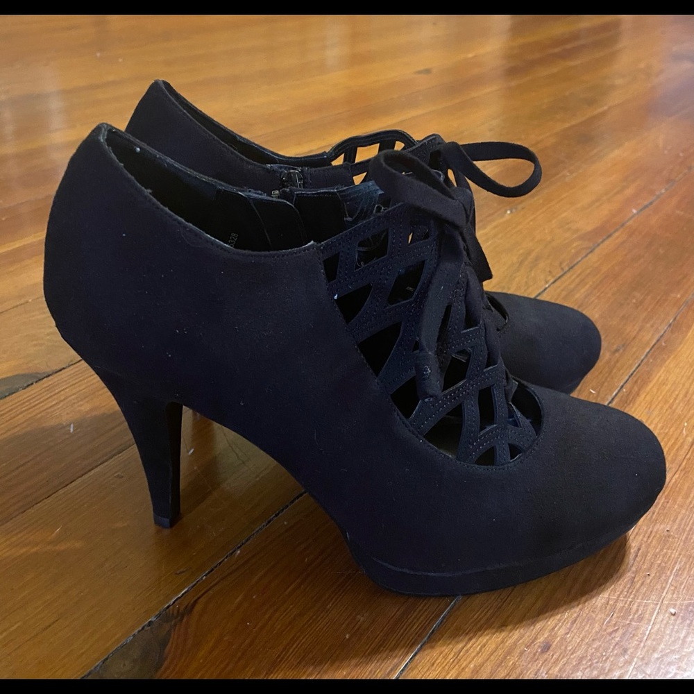 Black Heels Womens 10